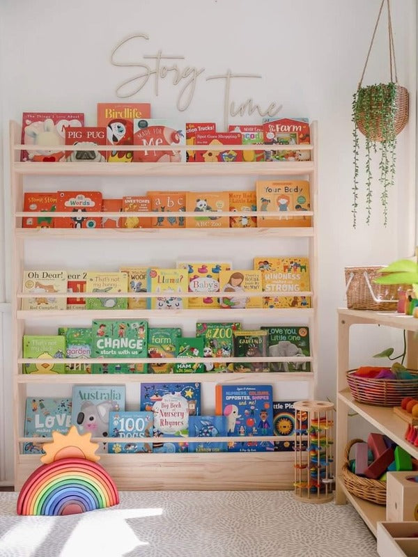 How to Set Up and Rotate a Child-Accessible Book Display