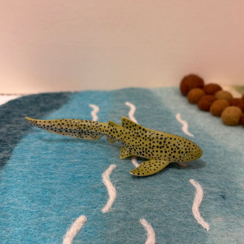 Zebra Shark Figurine by CollectA Medium Ocean Sea Life Collection Animal Figurines Clearance 3yrs+