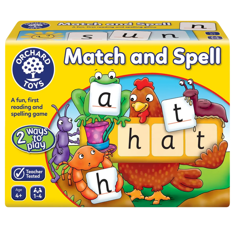 Orchard Game Match and Spell Best Seller Early Literacy Cognitive Language Phonics Developmental Game for Kids 4yrs+
