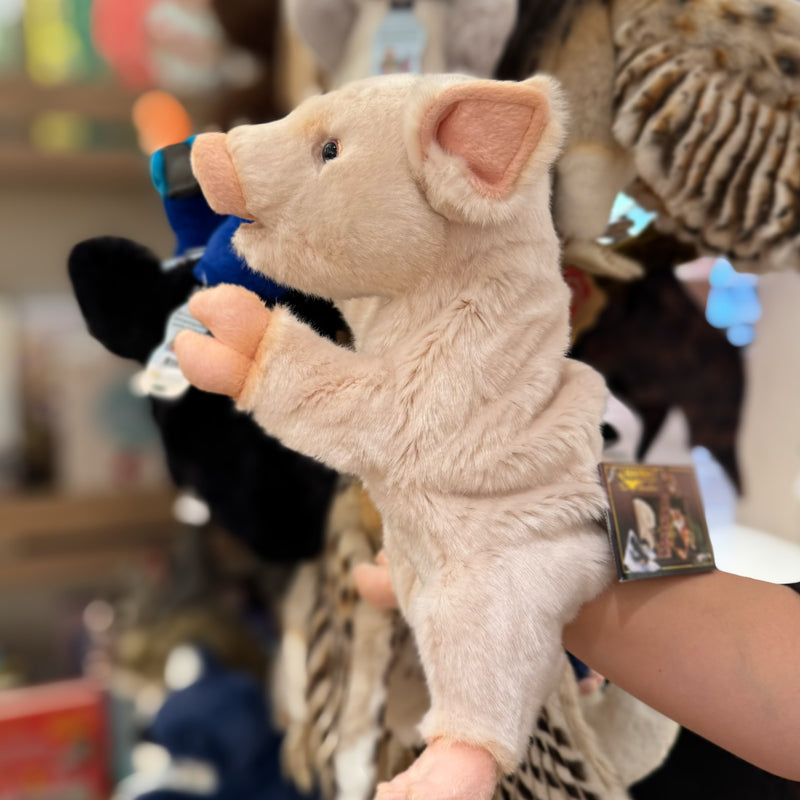 Pig Hand Puppet 25cm by Hansa Farm Animals Pretend and Imaginative Play Toy 3yrs+