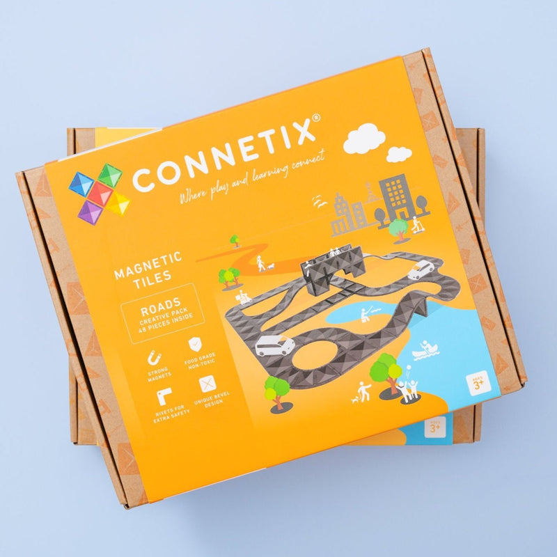 Connetix Roads Creative Pack 48pc Best Seller 3yrs+