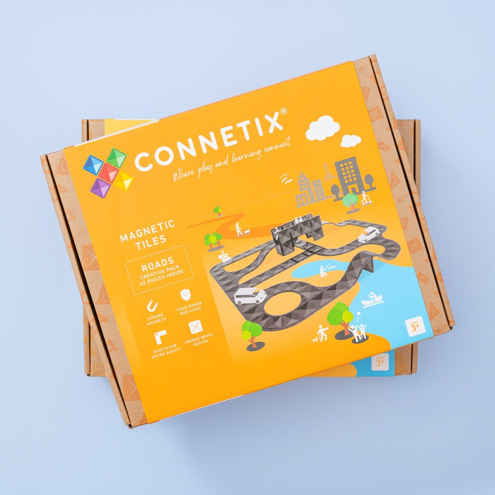 Connetix Creative Roads Pack 48 pc NEW 2024