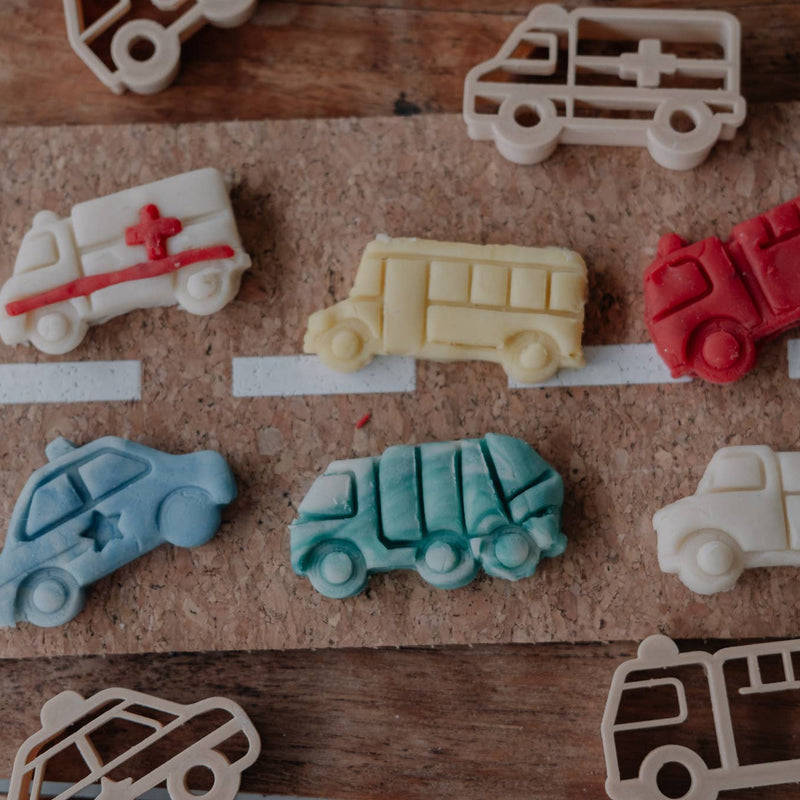 Kinfolk Pantry Service Vehicle Eco Cutter Set Playdough Sand Toys Art and craft for kids 3yrs+