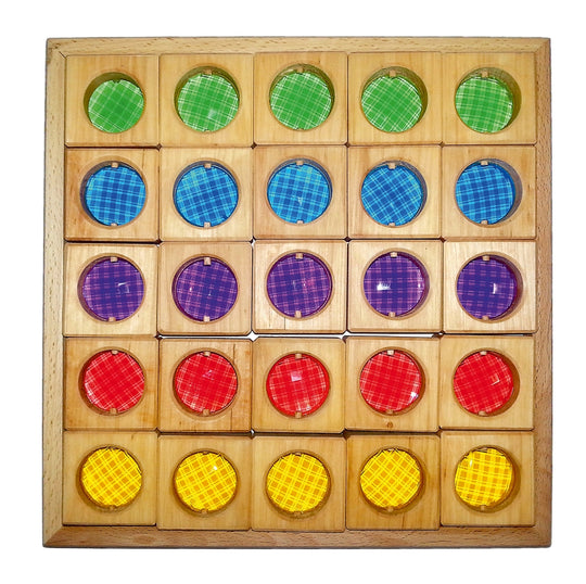 Bauspiel Discovery Kaleidoscope Blocks - 25pcs 3yrs+