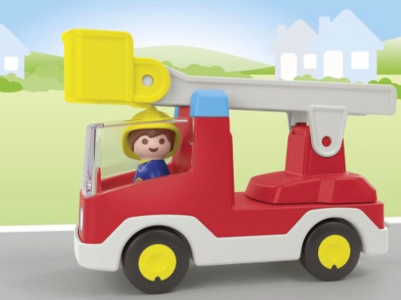 Playmobil Junior Ladder Unit Fire Truck Toy Car Toddlers Gift Idea 12m+