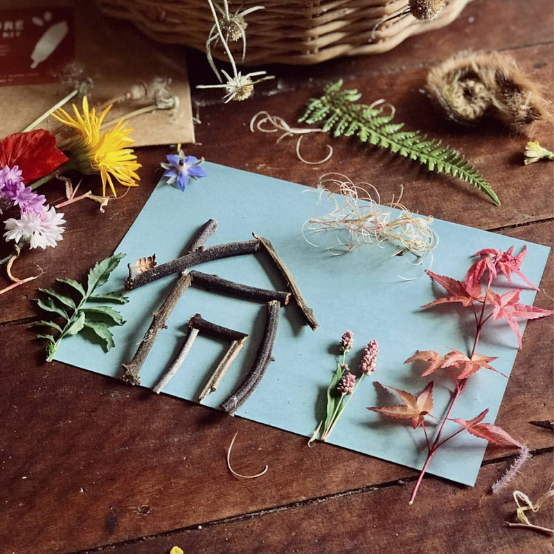 Nature Print Kit Sun Printing Paper by Our Earth Life Nature Play Art and craft for kids 3yrs+