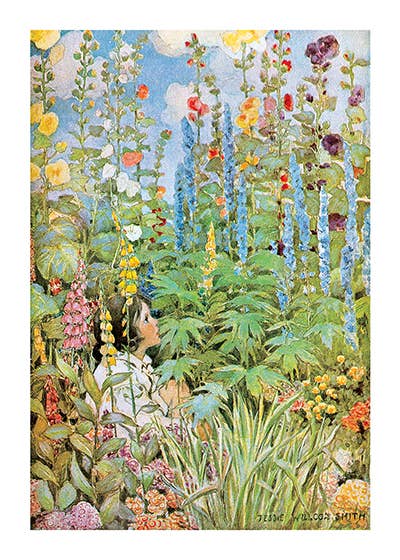 Hiding in the Garden Greeting Card By Laughing Elephant Birthday Card