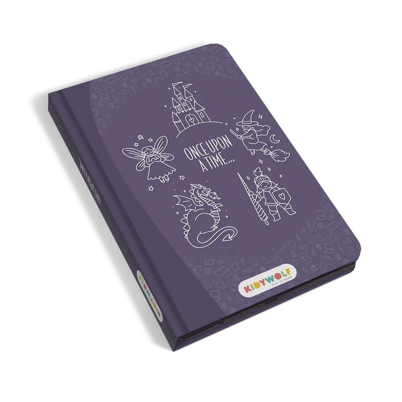 Kidywolf KidyDraw Mini LCD Screen Tracing Tablet Book Once Upon A Time Travel Toys for Kids 4yrs+