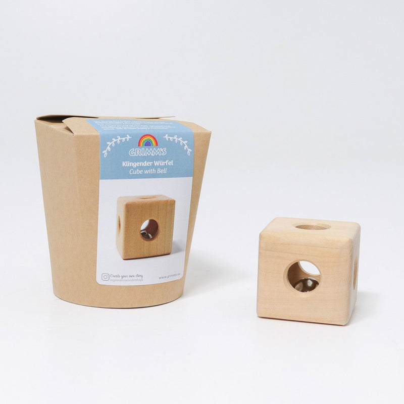 Grimm's Cube With Bell Baby Toys Baby Gifts Idea 0m+