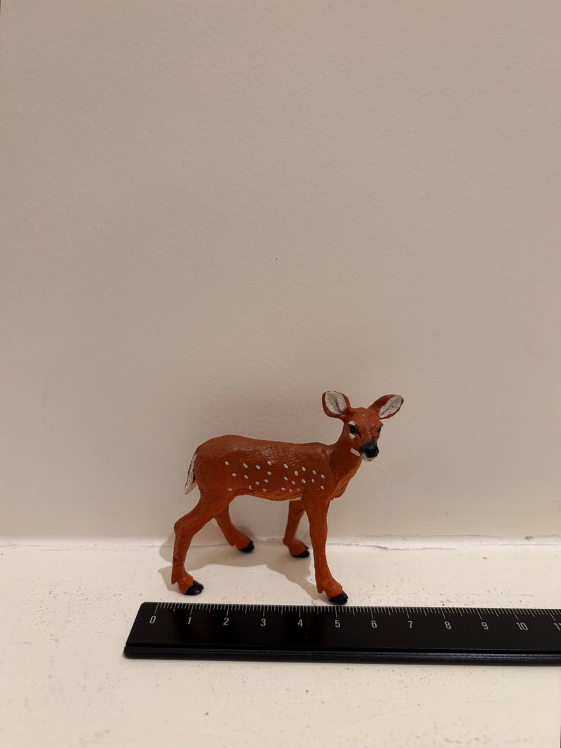 Whitetail Fawn Figurine by Safari Ltd Woodland Collection Animal Figurines 3yrs+