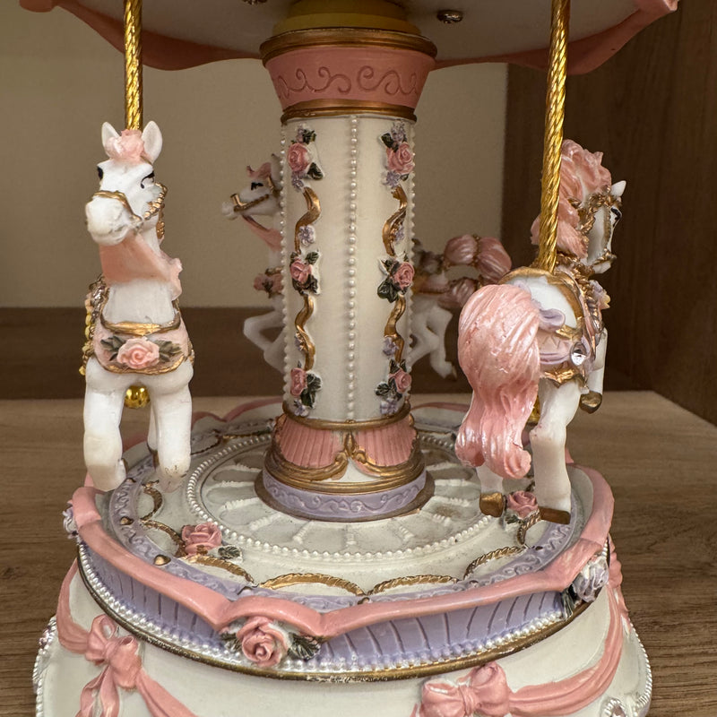 Carousel Music Box Revolving Horse Princess Pink Gifting Ideas Best Seller Most Loved in Store