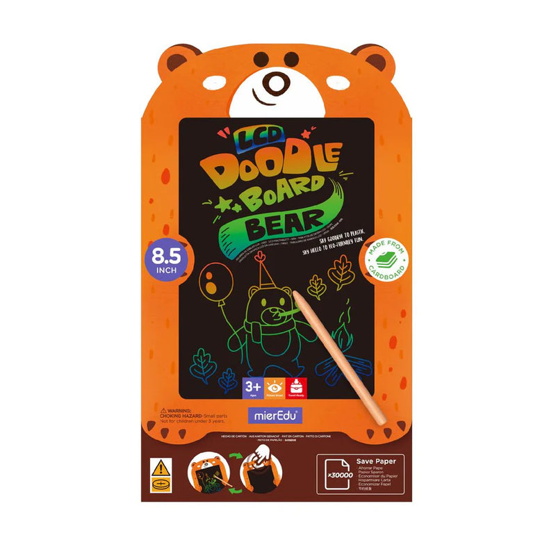 LCD Doodle Board Colorful Drawing Tablet Writing Pad by mierEdu Art and Craft for Kids 3yrs+