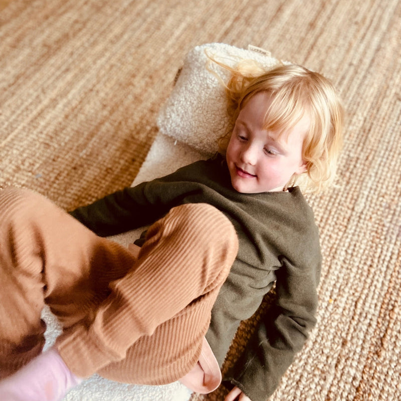 Wobbel Deck For Original & Pro Wobbel Board in Teddy Cream 0m+