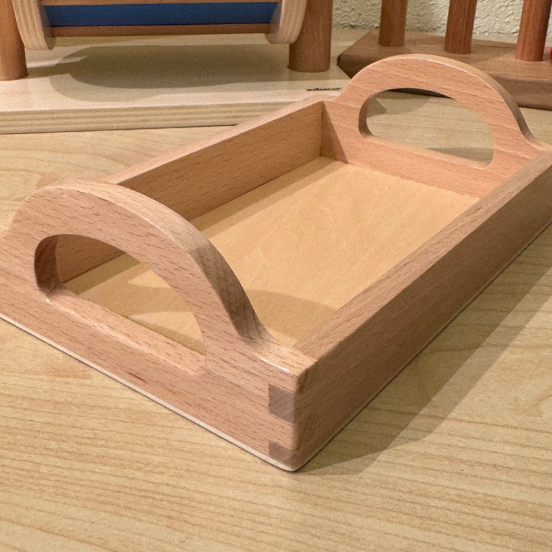 Montessori Wooden Tray Small (16.5 x 10cm) Montessori Practical Life Materials