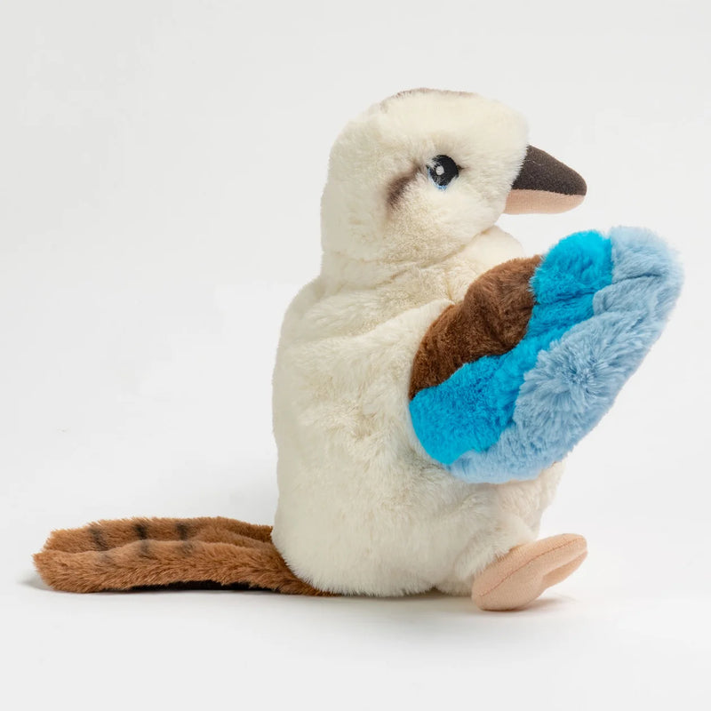 Eco Kookaburra Hand Puppet 25cm By Eco Buddies Pretend and Imaginative Play Plush Toys 3yrs+