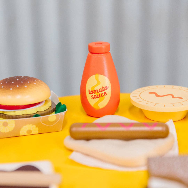 Make Me Iconic Wooden Toy Food Australian Food Set Play Kitchen Role Play Pretend and Imaginative Play 3yrs+