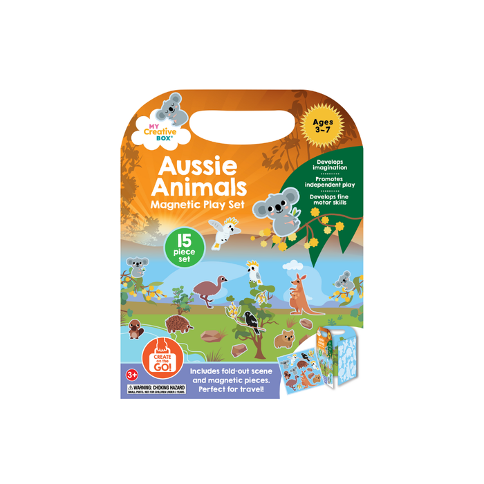 My Creative Box Aussie Animals Magnetic Play Set 3yrs+ Australian Animals