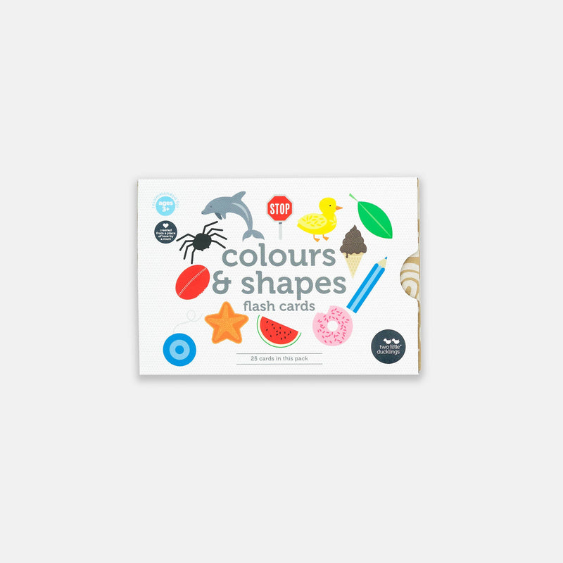 Colour and Shape Flash Cards by Two Little Ducklings 3yrs+