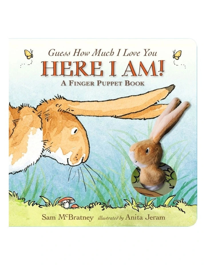 Guess How Much I Love You Finger Puppet Book (Board Book) by Sam McBratney, Anita Jeram Kids Interactive Book The Classic Children's Book Baby Gifts Idea