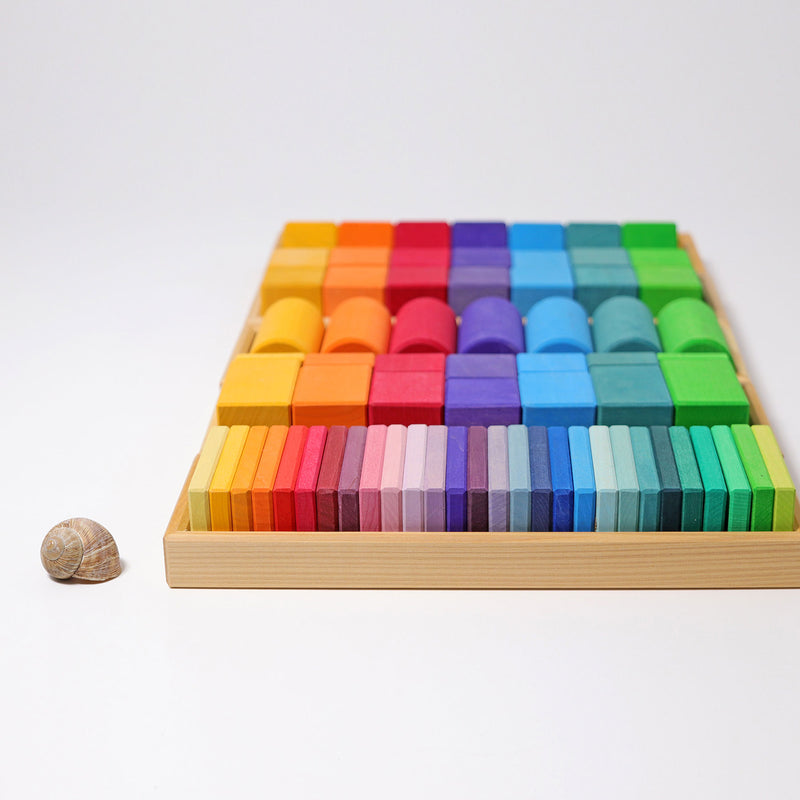 Grimm's Shape and Colours Building Blocks Set 3yrs+