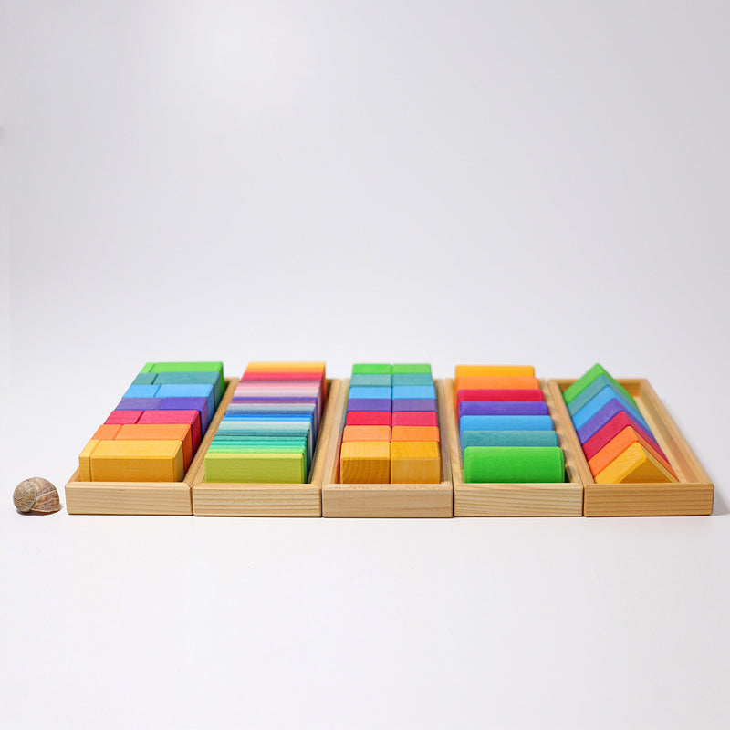 Grimm's Shape and Colours Building Blocks Set 3yrs+