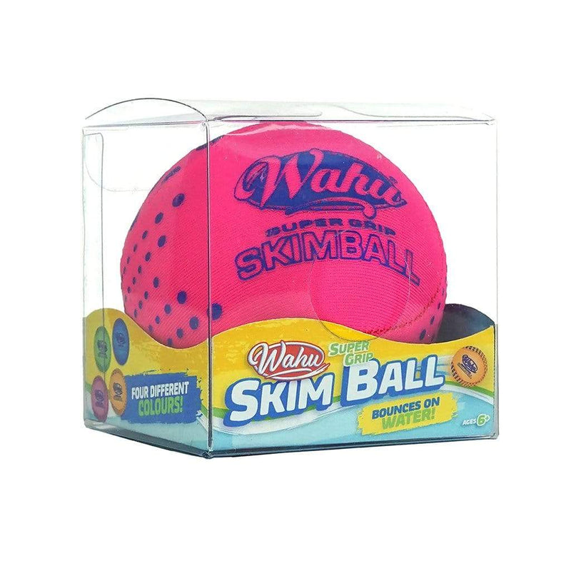 Wahu Bounce on Water Super Grip Skimball 6cm 1pc Assorted Colour Outdoor Activities for 6yrs+