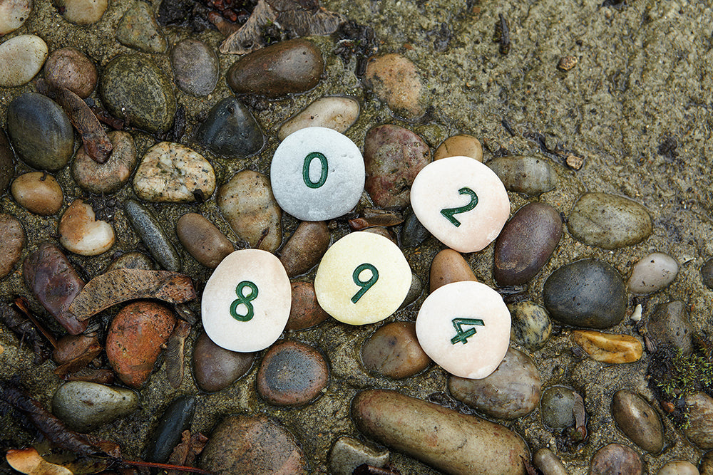Yellow Door Number Tactile Pebbles - Number Bonds 0 to 10 2yrs+