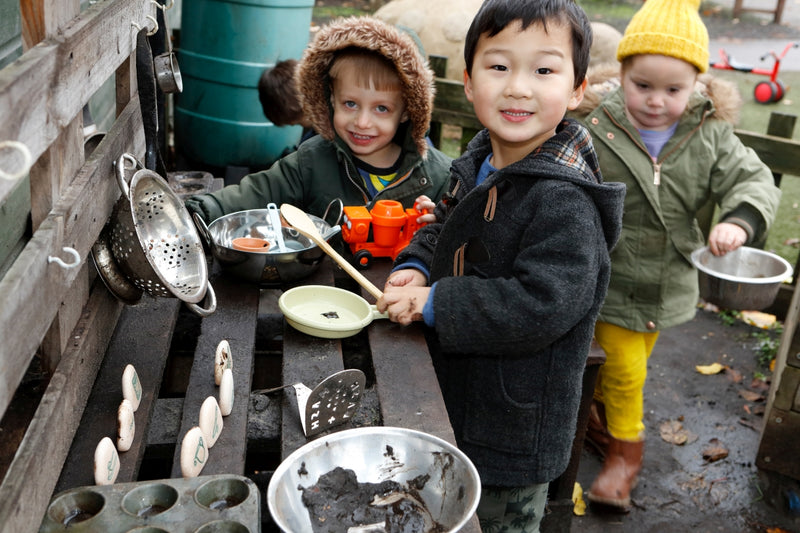 Yellow Door Mud Kitchen Process Stones Set of 10 Developmental Toys for Toddlers Gifts Idea 2yrs+