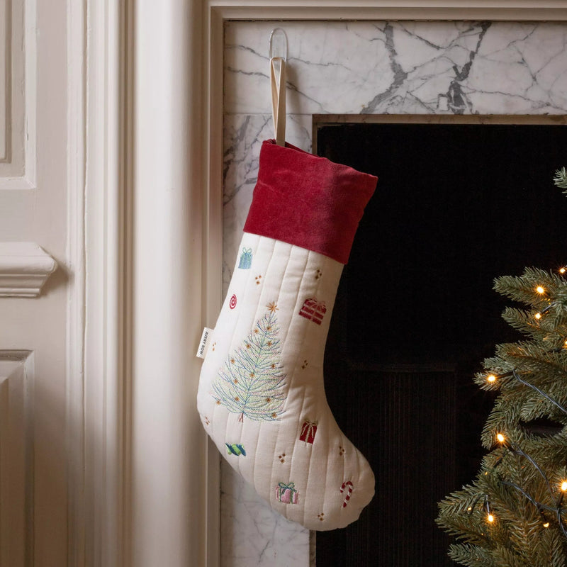 Christmas Stocking Christmas Tree Red by Avery Row Room Decor Christmas Range