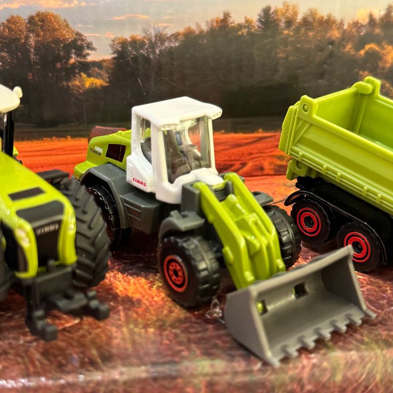 Majorette Classic Farm Vehicles 5pcs Metal Travel Toys Car Gift Idea for 3yrs+