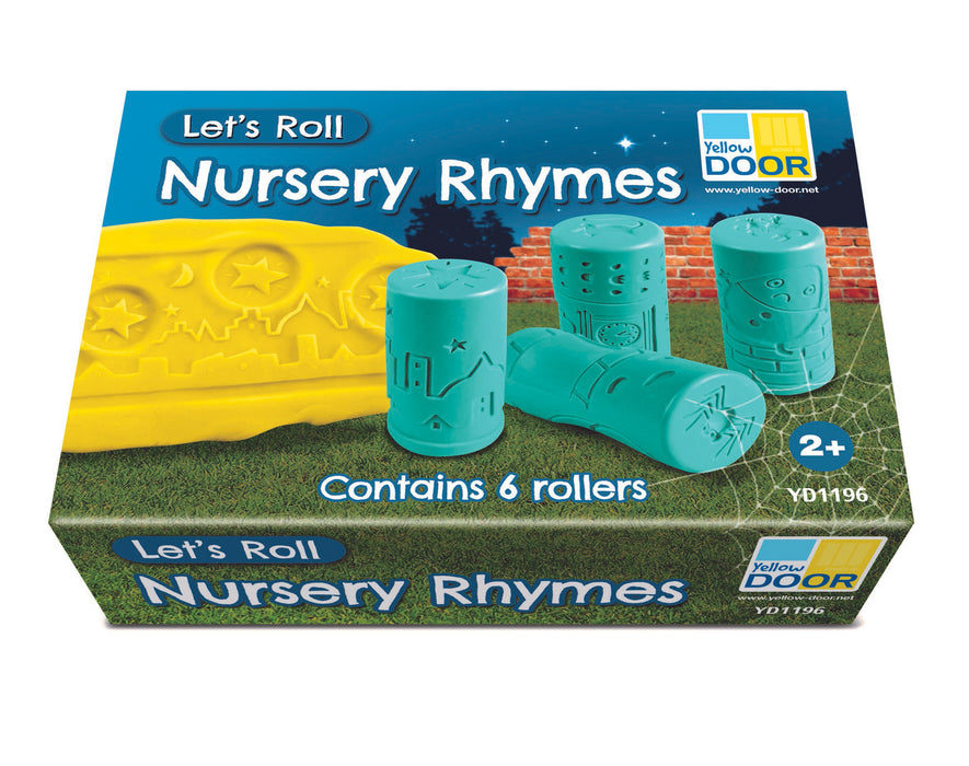 Yellow Door Let's Roll Rolling Pin - Nursery Rhymes 2yrs+