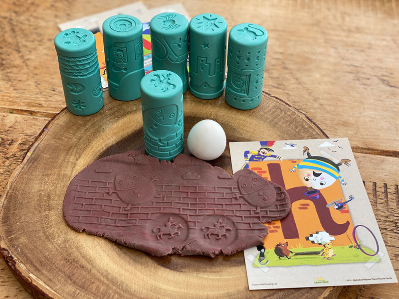 Yellow Door Let's Roll Nursery Rhymes Rolling Pin Art and Craft for Kids Playdough Sand Toys Sensory Toys Toddler 2yrs+