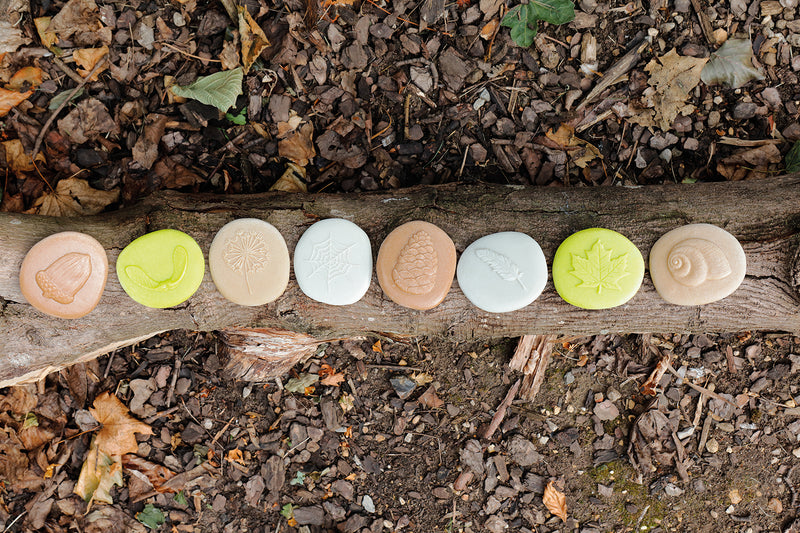 Yellow Door Let’s Investigate Nature Set of 8 Sensory Stone Playdough Sand Toys Sensory Toys Developmental Toys for Toddlers Gifts Idea 2yrs+