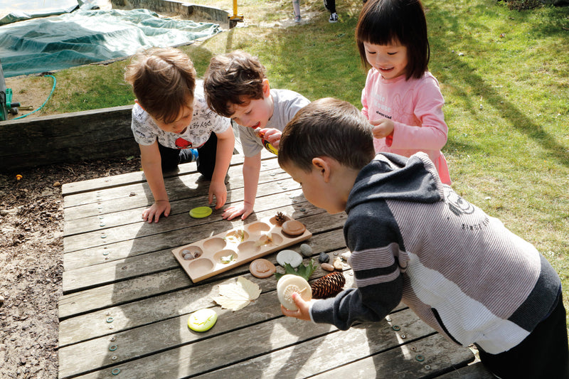 Yellow Door Let’s Investigate Nature Set of 8 Sensory Stone Playdough Sand Toys Sensory Toys Developmental Toys for Toddlers Gifts Idea 2yrs+