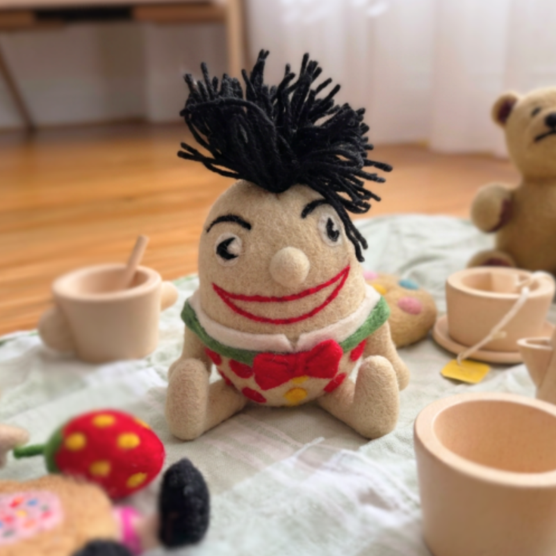 Tara Treasures Felt Humpty Dumpty 12cm Play School Pretend & Imaginative Play Toys 3yrs+