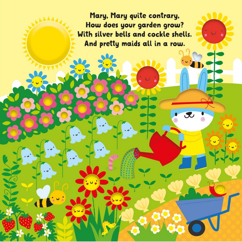 Baby’s Very First Nursery Rhymes Playbook (Board Book) by Fiona Watt Kids Interactive Sound Book
