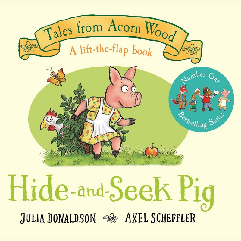 Hide-and-Seek Pig (Lift the Flap Board Book) by Julia Donaldson Kids Picture Book