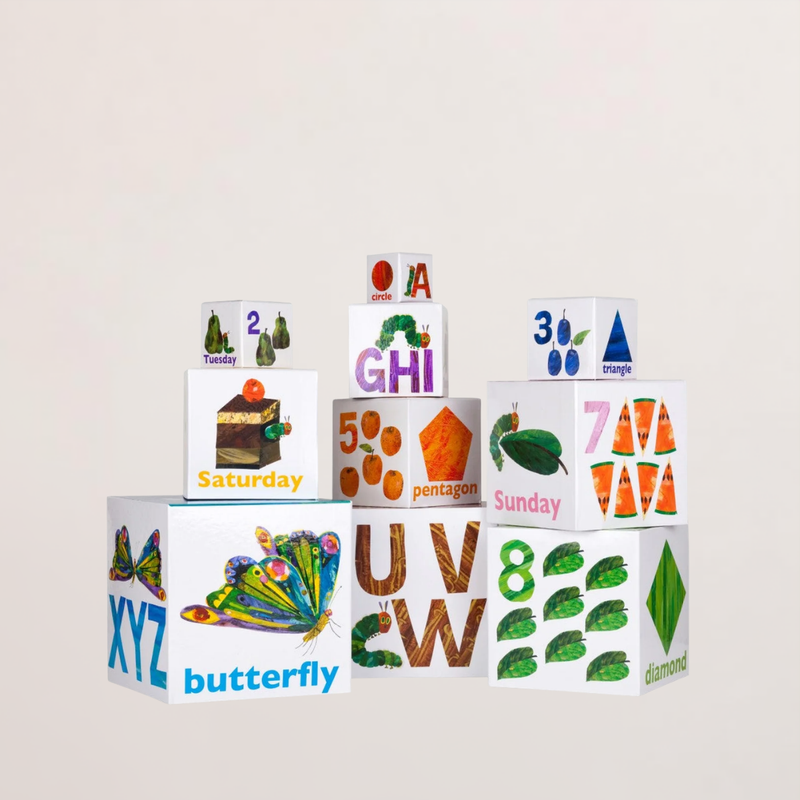 The Very Hungry Caterpillar Stacking Building Blocks Baby Toys Baby Gift Ideas 6m+