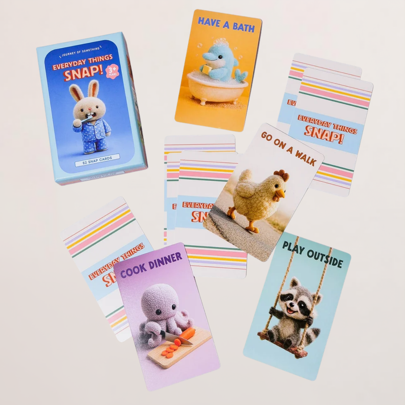 Everyday Things Snap Card Game by Journey Of Something Travel Toys 3yrs+