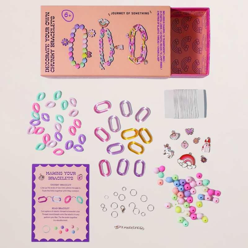Decorate Your Own Chunky Bracelets by Journey Of Something Art and Craft for Kids 6yrs+