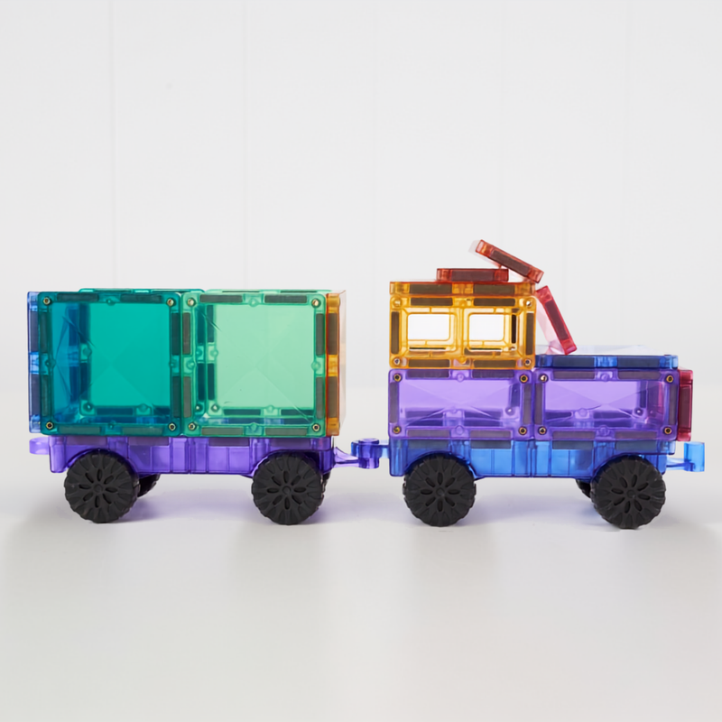 Connetix Tiles Pastel Motion Pack 26 Pieces Toy Car 3yrs+