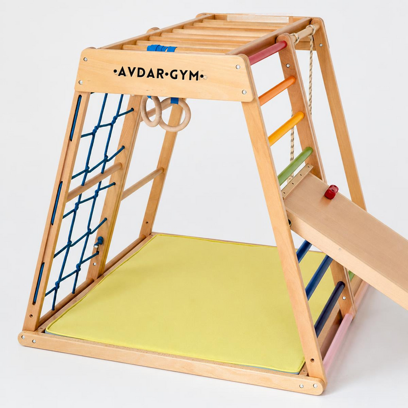 Foam Mat Yellow Climbing Gym Accessories by Avdar Toys 115x95x4.5cm Kids Furniture 12m+ (Bulky Item)