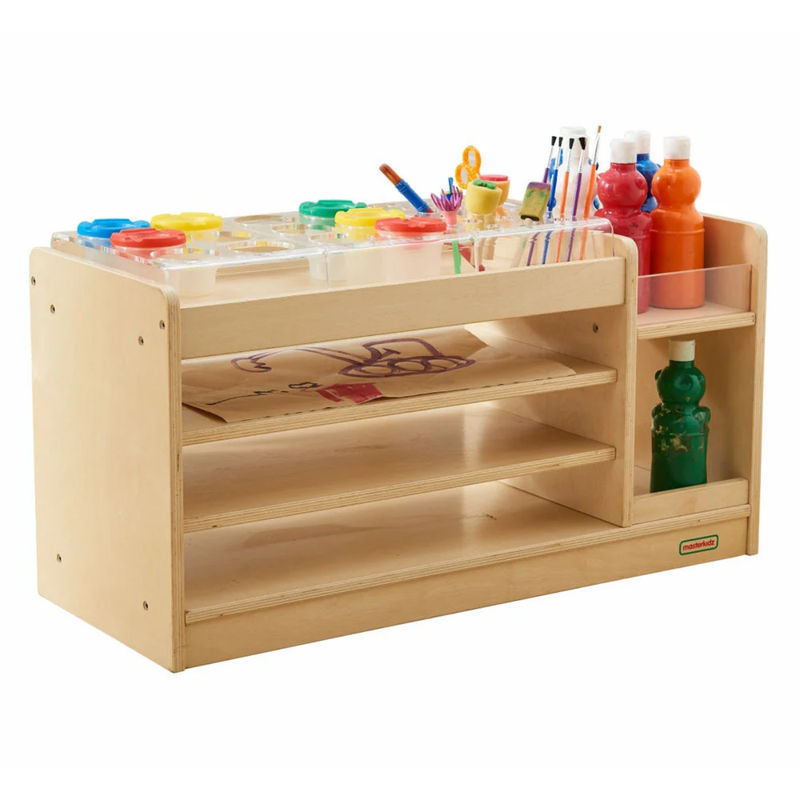 MasterKidz Craft Station Storage Shelf 80(L)x33(W)x40.5(H)cm Kids Furniture (Furniture Shipping)
