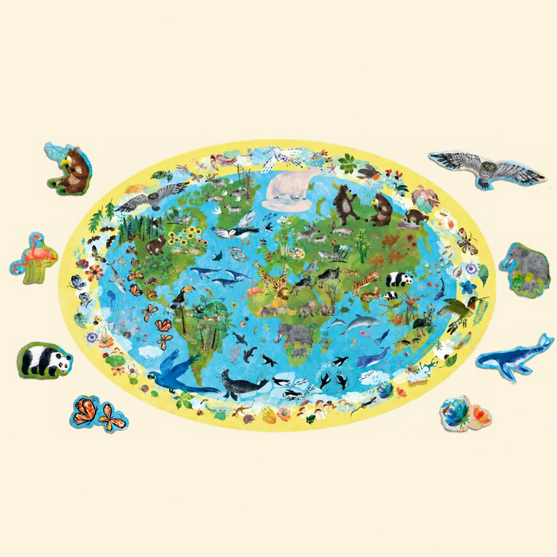 The Big Biodiversity Jigsaw Puzzle 70 Pieces by Yuval Zommer 4yrs+