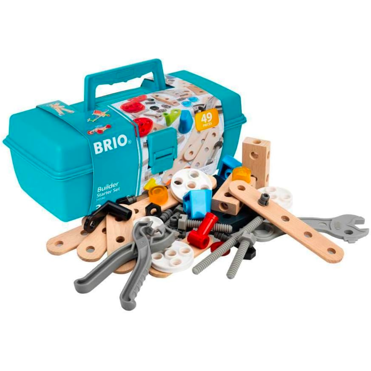 BRIO Builder Starter Set 49 Pieces Building Kit 3yrs+ — My Playroom