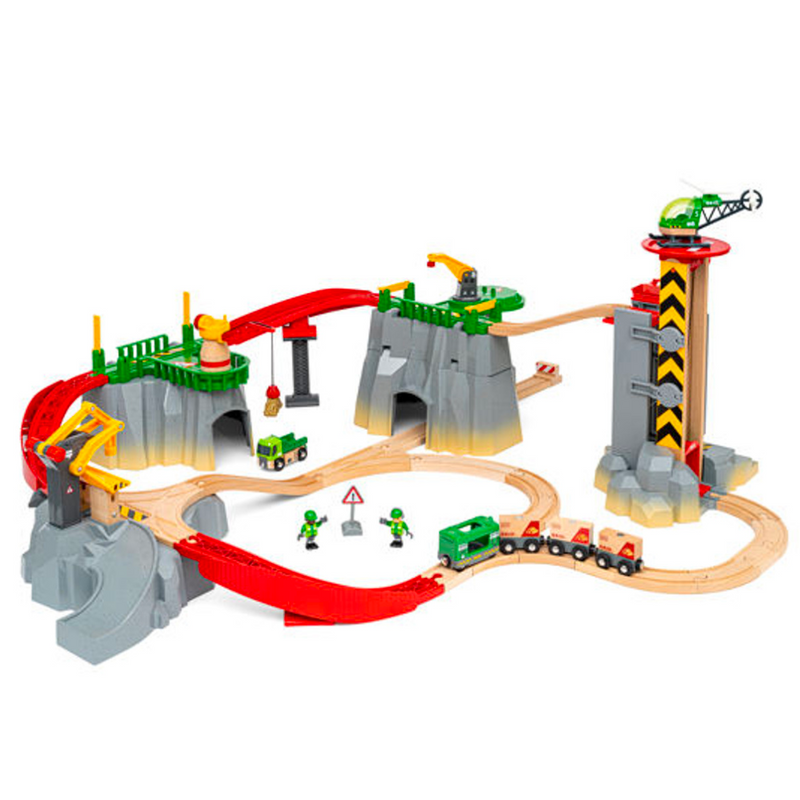 BRIO Cargo Mountain Set 32pcs Large Set Best Seller 3yrs+ (Bulky Shipping)