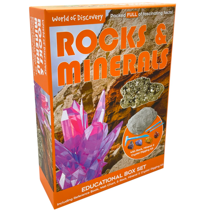 Discover Rocks and Minerals Educational Box Set by World of Discovery 6yrs+
