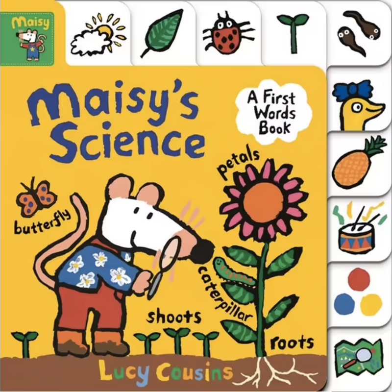 Maisy's Science A First Words Book (Board Book) by Lucy Cousins. Science STEM Kids Book