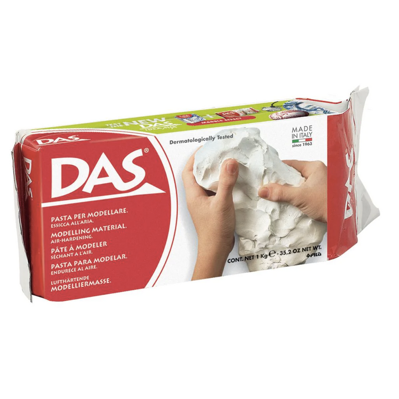 DAS Modelling Clay White 1kg Art and craft for kids 3yrs+