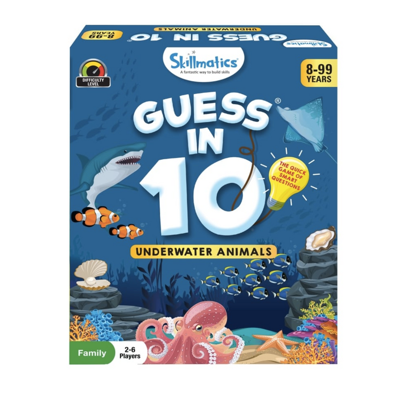 Guess in 10 Card Games for kids Animals by Skillmatics Animals Toys 6yrs+